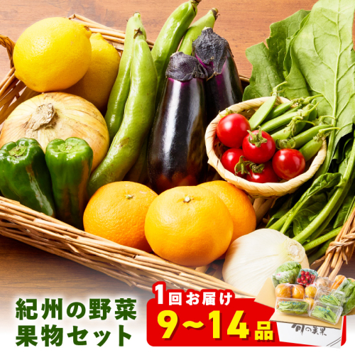 紀州の野菜・果物セット（9～14品目） 2498525 - 和歌山県御坊市