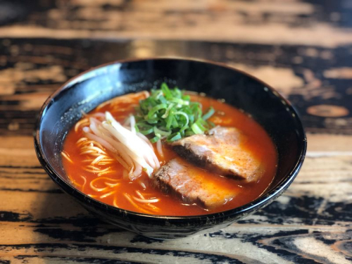 旨辛豚骨ら～めん（２食入り）・ピリ辛高菜セット 2498721 - 和歌山県御坊市