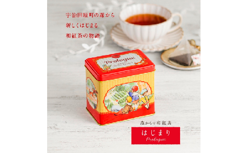 森からの和紅茶　はじまり缶（15袋入）〈紅茶 お茶 茶 茶葉 和紅茶 缶 飲料〉 2499365 - 京都府宇治田原町