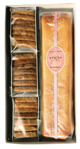 a12-271　焼菓子ギフトセット（ブラウンクッキー7枚入×3袋＋レーグル1本） 2499378 - 静岡県焼津市