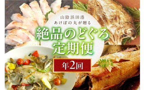 山陰浜田港あけぼの丸が贈る絶品のどぐろ定期便（２回） 【146_2047】 2500596 - 島根県浜田市