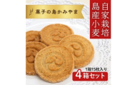 伊是名島産の自家製麦使用!いぜな島の香りをお届けする王様クッキー 4箱(1箱15枚)【1693542】