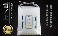 [№5762-1215]令和7年産 魚沼産コシヒカリ 雪ノ王 精米 10kg 米 お米 精米 こしひかり 魚沼 新潟