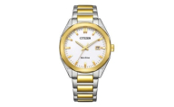 シチズン 腕時計 Cコレクション メンズ BM7624-82A　CITIZEN ｜CITIZEN COLLECTION シチズンコレクション エコ・ドライブ ホワイト シルバー ゴールド ウォッチ 時計 コンビ色 金属ベルト 国内正規品　贈答用 自分用 プレゼント クリスマス かっこいい おしゃれ