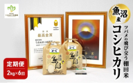 [№5762-1320]精米 ツバメの飛び交う棚田米 2kg×1袋 6ヵ月連続お届け　米 こめ お米 コメ こしひかり コシヒカリ 精米 新潟県 魚沼市 魚沼
