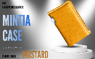 ケース 【one】［mintia case］ミンティアケース マスタード 【ケース けーす ミンティア みんてぃあ ミンティアケース ミンティアけーす  本革ケース 本革けーす 革 かわ 本革 レザー れざー 革製品 革商品 山口県 宇部市 ギフト 贈り物 牛革 本革 ギフト 贈り物 シンプル 高級ケース 保管 ギフトアイテム プレゼント オシャレ】