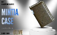 ケース 【one】［mintia case］ミンティアケース オリーブ 【ケース けーす ミンティア みんてぃあ ミンティアケース ミンティアけーす  本革ケース 本革けーす 革 かわ 本革 レザー れざー 革製品 革商品 山口県 宇部市 ギフト 贈り物 牛革 本革 ギフト 贈り物 シンプル 高級ケース 保管 ギフトアイテム プレゼント オシャレ】