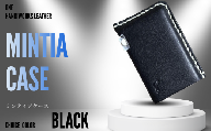 ケース 【one】［mintia case］ミンティアケース ブラック 【ケース けーす ミンティア みんてぃあ ミンティアケース ミンティアけーす  本革ケース 本革けーす 革 かわ 本革 レザー れざー 革製品 革商品 山口県 宇部市 ギフト 贈り物 牛革 本革 ギフト 贈り物 シンプル 高級ケース 保管 ギフトアイテム プレゼント オシャレ】