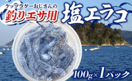 ケッツラゲーおじさんの 釣りエサ用塩エラコ100g×1パック 釣り用エサ 環形動物 三陸山田 山田町 YD-1037