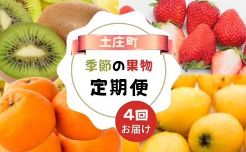 【 小豆島 】【4回お届け】土庄町 季節の果物 定期便 4回 2505178 - 香川県土庄町