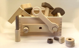 【ふるさと納税】水俣市産ヒノキ IKONIH 大工セット 木製 おもちゃ 知育玩具