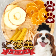 犬用ご褒美おやつセット【ドッグ いぬ 犬 イヌ おやつ ペット 果物 くだものドック 国産 安心 犬のおやつ】 099H4347
