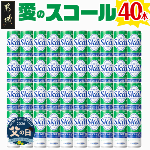 【父の日】『愛』を込めて・・・愛のスコール250ml×40本(2ケース)≪6月18日～21日お届け≫_13-2305-FG 2509783 - 宮崎県都城市