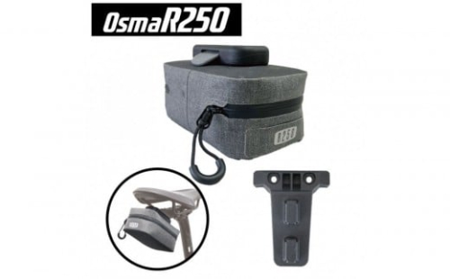 OsmaR250 防水サドルバッグミニ  グレー/ブラック 2510415 - 大阪府堺市