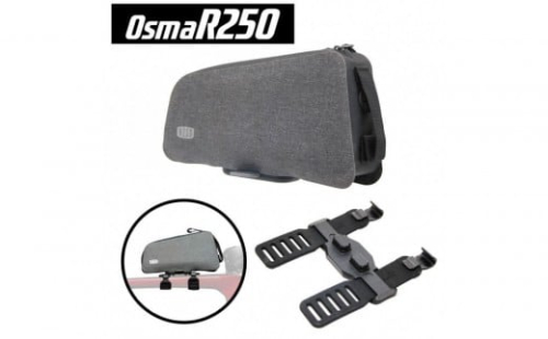 OsmaR250 防水トップチューブバッグ グレー/ブラック 2510417 - 大阪府堺市