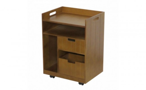 ＜静岡製作所＞リビングワゴン　カラー選択可能＜ナチュラル・ダークブラウン＞【沖縄・離島不可】 2510969 - 静岡県静岡市