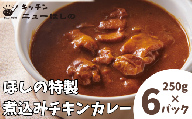 キッチン  ニューほしの  煮込みチキンカレー 250g×6パック　【11100-2193】
