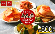 キムチ 詰め合わせ セット 800g 手作り 新鮮 白菜 大根 カクテキ きゅうり オイキムチ チャンジャ 新鮮 良質 珍味 乳酸菌 濃厚 コク 辛味 キムチ鍋 チャーハン チゲ チヂミ スンドゥブ お取り寄せ お取り寄せグルメ 食べ物 下関市 晩ごはん おつまみ 惣菜 弁当 【創業60年老舗キムチ専門店の手作りキムチ】