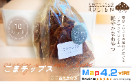 【香り豊かな香ばしさ】ごまチップス 10個セット ／ チーズケーキ ケーキ スイーツ 焼き菓子 洋菓子 ギフト 贈り物 プレゼント  三重県 度会郡度会町
