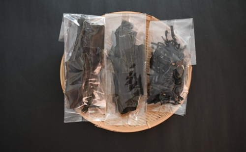 大きなかけら昆布と小さな根昆布のセット[32-1552] 2512990 - 北海道浦河町