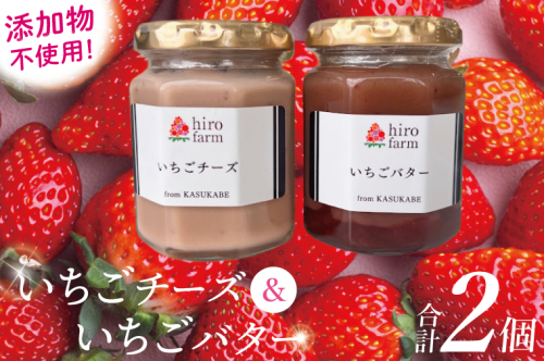 いちごチーズ・いちごバター【埼玉県 春日部 いちご チーズ いちごバター 無添加 手作り】（DI006） 2513039 - 埼玉県春日部市
