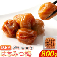 南高梅 はちみつ 梅 わけあり 紀州南高梅 はちみつ梅 約800g 有限会社プラム《30日以内に出荷予定(土日祝除く)》和歌山県 日高町 送料無料 梅 うめ ウメ 南高梅 蜂蜜 紀州 訳あり 送料無料