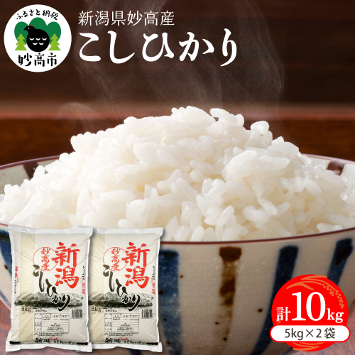 令和7年産 新潟県妙高産コシヒカリ10kg【順次発送】 2513682 - 新潟県妙高市