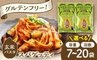 【全6回定期便】玄米パスタ スパゲッティ20袋セット / 玄米 パスタ 特産品 熊本【株式会社熊本玄米研究所】 [BHAF021]