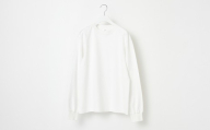 【Yonetomi】 米富繊維 NEW BASIC T-SHIRT LONG SLEEVE  白 ホワイト 服 洋服 ユニセックス メンズ レディース ブランド 数量限定 山形県 山辺町 サイズ1 yt-yttlw1