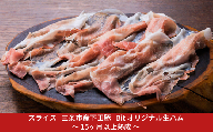 燕三条Bit スライス 三条市産下田豚Bitオリジナル生ハム 〜15ヶ月以上熟成〜 真空パック 冷凍【010S875】