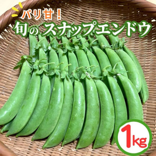 ＜先行予約＞パリ甘！旬のスナップエンドウ1kg 京都 亀岡産 旬 おつまみ 取り寄せ 人気 ※北海道・沖縄・離島への配送不可 ※2026年5月中旬～6月中旬頃に順次発送 2518444 - 京都府亀岡市