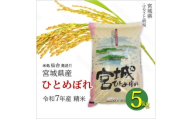 ＜ひとめぼれ＞宮城県産 令和7年産 精米 5kg(5kg×1袋)【1700753】