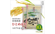 ＜ひとめぼれ＞宮城県産 令和7年産 精米 10kg(5kg×2袋)【1700756】
