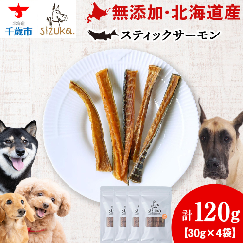 スティックサーモン　30g×4袋 2521120 - 北海道千歳市
