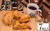 スコーン 7個 セット チョコチップ 焼き菓子 お菓子 チョコ 焼菓子 おやつ 洋菓子 デザート スイーツ 人気 発酵 バター コク 風味 穀物 すこーん 冷凍 手土産 ギフト プレゼント 手作り 紅茶 茶 高知県 須崎市