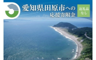 《返礼品なし》愛知県田原市への寄付 応援寄附金 応援 選べる 金額 使い道 愛知県 田原市 渥美半島