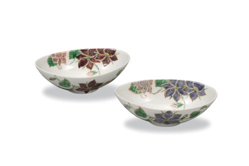 ペア6.5号鉢　鉄仙　佐藤剛志作 2521870 - 石川県能美市