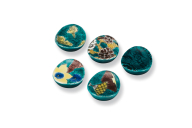 箸置　古九谷風五趣　大志窯