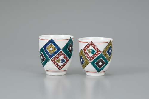 組湯呑　石畳の図　大志窯 2521874 - 石川県能美市