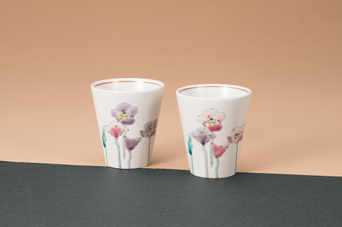 組湯呑　ポピー　大志窯 2521875 - 石川県能美市