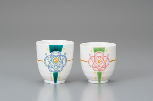 組湯呑　水引梅　相川志保作 2521876 - 石川県能美市