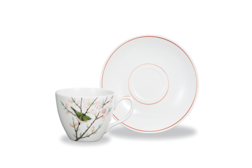 カップ＆ソーサー　春　中村陶志人作 2521883 - 石川県能美市