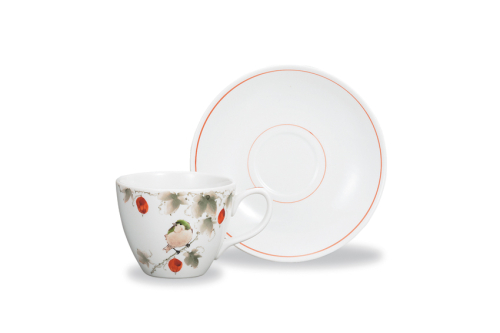 カップ＆ソーサー　秋　中村陶志人作 2521885 - 石川県能美市