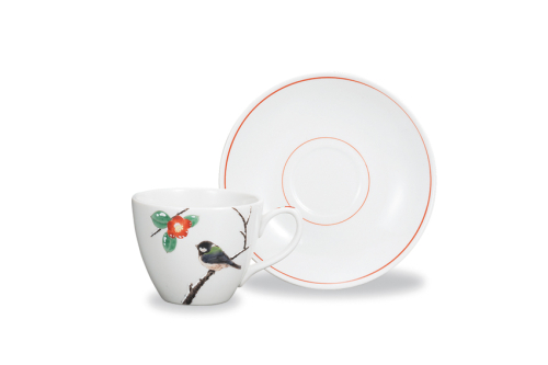 カップ＆ソーサー　冬　中村陶志人作 2521886 - 石川県能美市