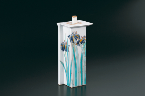 香炉　花菖蒲　山岸大成作 2521900 - 石川県能美市