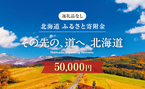 【ふるさと寄附金】北海道庁 50,000円 返礼品なしのご寄附 応援 エール 寄附のみ 返礼品なし 返礼品なしの寄附 F6S-682 2522267 - 北海道北海道庁