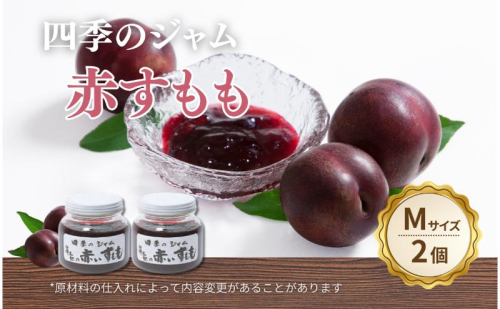 赤すもも（M） 2個セット 手作り セット すもも 果物 朝食 軽食 上田市 2523027 - 長野県上田市