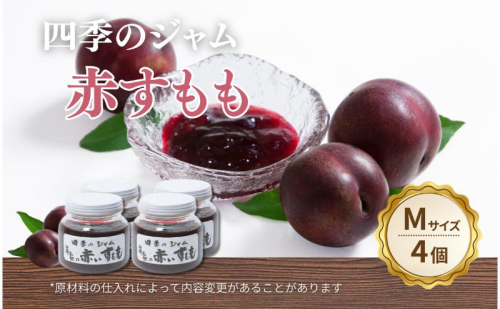 赤すもも（M） 4個セット 手作り セット すもも 果物 朝食 軽食 上田市 2523028 - 長野県上田市