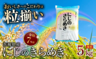 【4月発送】精米 にじのきらめき 5kg 茨城県下妻市産 【 お米 米 白米 ご飯 こめ にじのきらめき 令和7年産 茨城県産 】