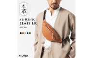 キャメル ＼楽天1位&5冠/ MURA 大人の本革ボディバッグ 本革 ボディバッグ メンズ 薄マチ ウエストポーチ YKKファスナー レザー スリム 小さめ 小さい ショルダーバッグ 斜め掛け 肩掛け おしゃれ シンプル ギフト プレゼント バッグ 30000円 3万円 岐阜県 大垣市